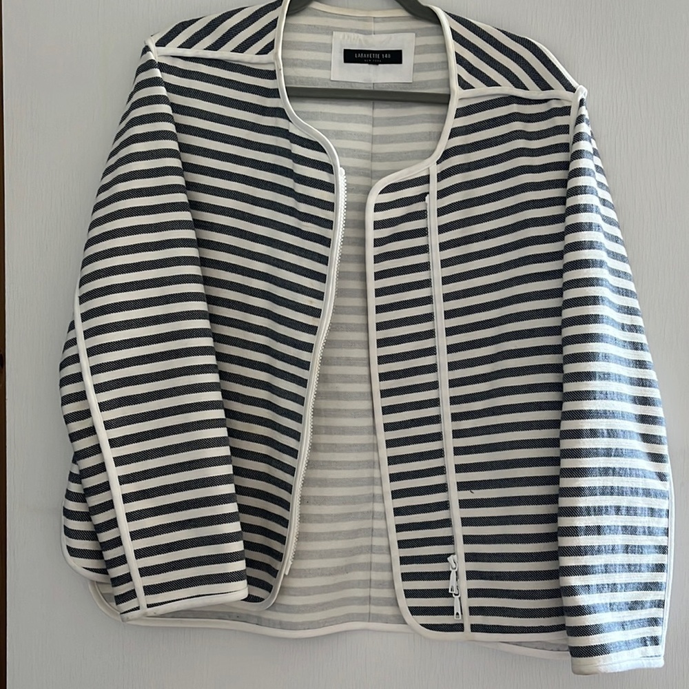 Lafayette 148 striped blazer/jacket